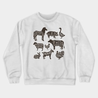 Farm Animals Crewneck Sweatshirt